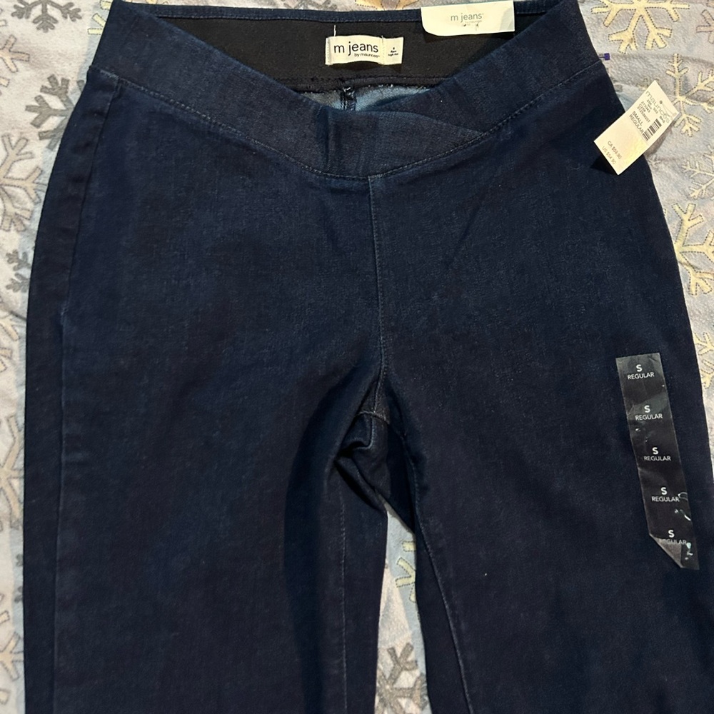 NWT Maurices-Size Small Reg, High Rise, Pull On Flare, Ultimate Stretch Jeans - Picture 3 of 8
